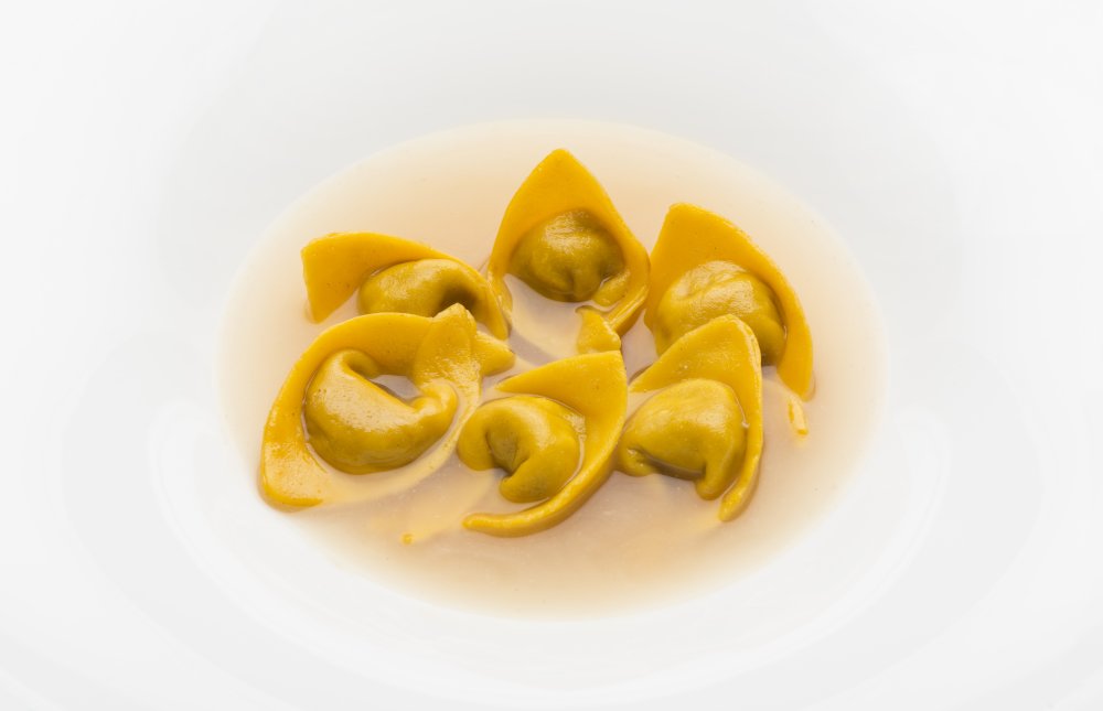 I ravioli di faraona de L'Erba del Re a Italian Gourmet