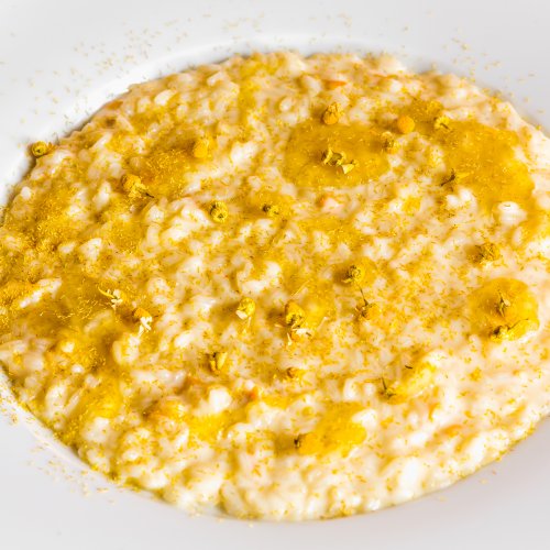 Risotto alla camomilla