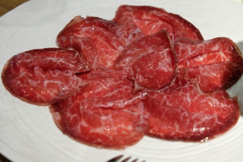 La bresaola di wagyu Ca' Negra